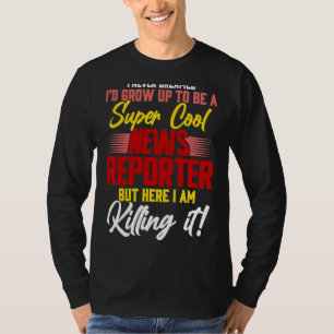News Reporter Broadcaster T-Shirt