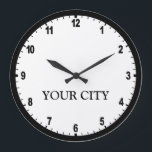 News Room Clock<br><div class="desc">Personalise this clock with your home town</div>