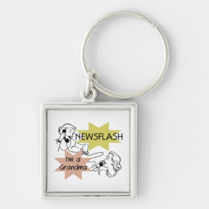 Newsflash I'm a Grandma T-shirts and Gifts Key Ring