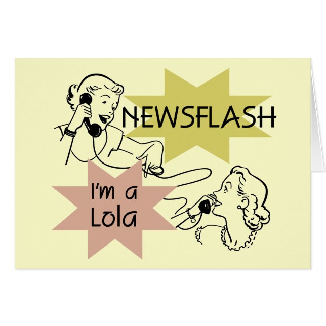 Newsflash I'm A Lola T-shirts and Gifts (Front Horizontal)