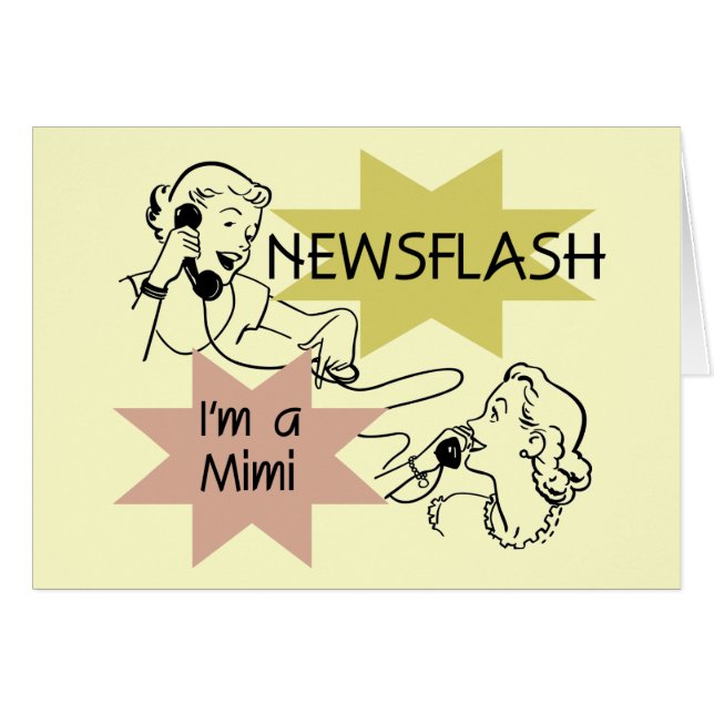 Newsflash I'm a Mimi Tshirts and Gifts (Front Horizontal)