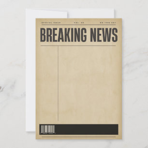 Newsletter Announcement Template Card