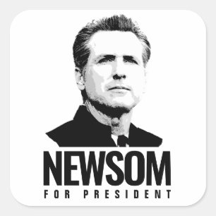 NEWSOM SQUARE STICKER