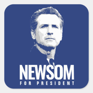 NEWSOM SQUARE STICKER