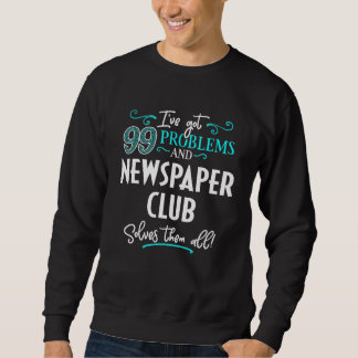 Newspaper Club Design - Newspaper Club Solves Them Sweatshirt