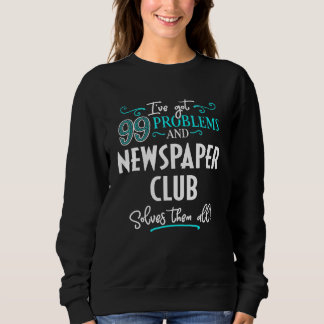 Newspaper Club Design - Newspaper Club Solves Them Sweatshirt