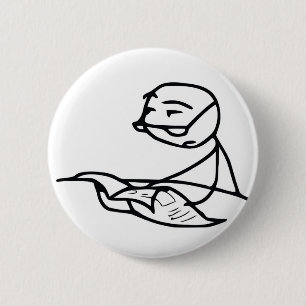 Newspaper Guy 6 Cm Round Badge