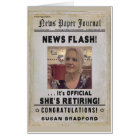 NEWSPAPER HUGE SHE' RETIRING, PHOTO INSERT