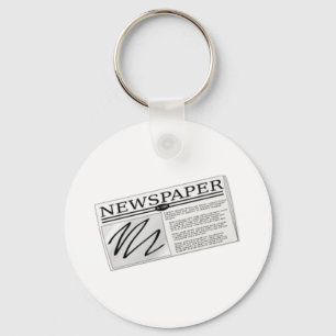 Newspaper Key Ring