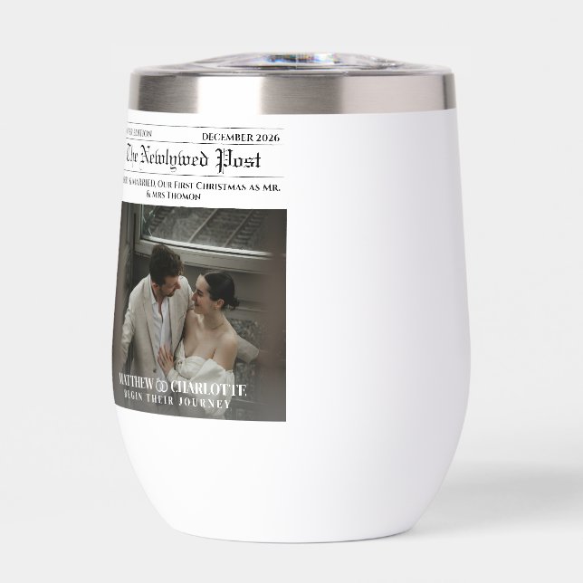 Newspaper Merry and Married Photo (Front)
