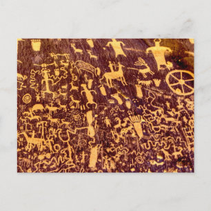 Newspaper Rock American Indian Utah Postcard