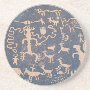 Newspaper Rock Petroglyphs Coaster