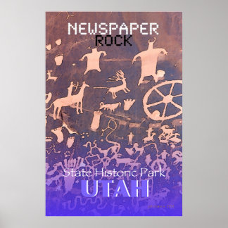 Newspaper Rock Poster