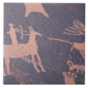 Newspaper Rock, S.P., UT Near Monticello. Tile