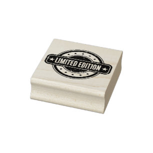 Newspaper Themed Distressed Limited Edition Rubber Stamp