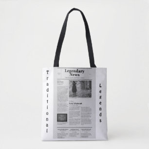 Newspaper Tote Bag