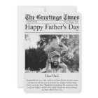 Newspaper Unique Fun Photo Happy Father's Day  Car