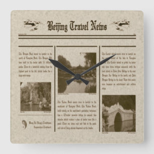 Newspaper Wall Clock