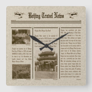 Newspaper Wall Clock