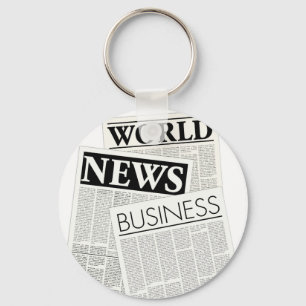 Newspapers Key Ring