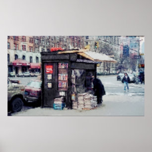 NEWSSTAND at BROADWAY and 75th Street - NEW YORK Poster