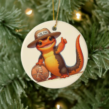 Newt Brigade Holiday Ornament - newton