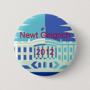 Newt Gingrich 6 Cm Round Badge