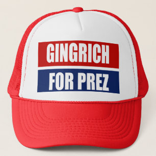 NEWT GINGRICH CAMPAIGN GEAR TRUCKER HAT