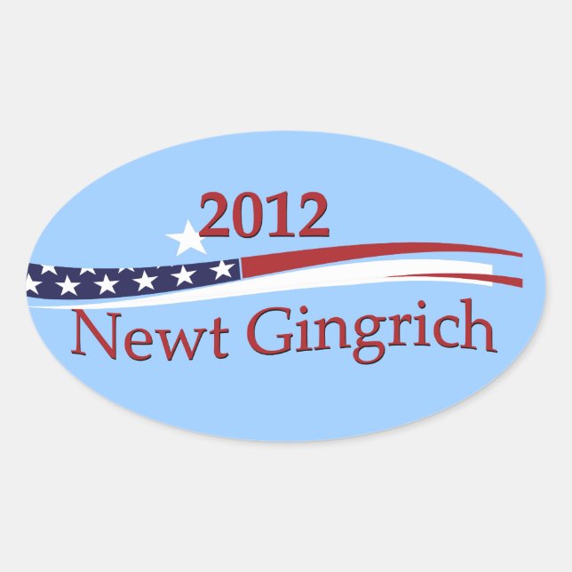 Newt Gingrich Stickers (Front)