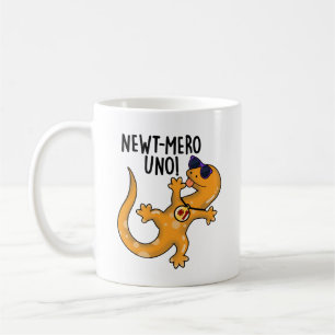 Newt-mero Uno Funny Newt Pun  Coffee Mug