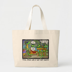 Newt Nightclubs Funny Tees Gifts & Collectibles Large Tote Bag