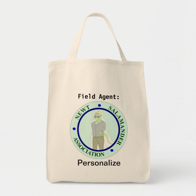 Newt Salamander Association Tote Bag (Front)