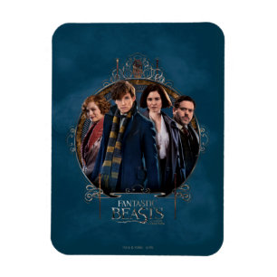 NEWT SCAMANDER™ and Company Art Nouveau Frame Magnet