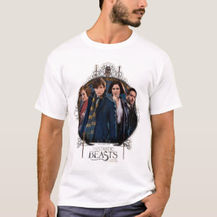 NEWT SCAMANDER™ and Company Art Nouveau Frame T-Shirt