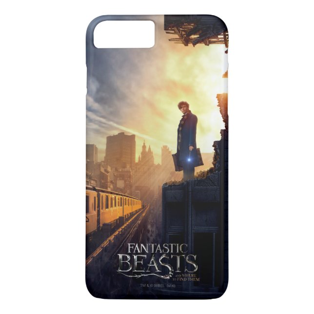 NEWT SCAMANDER™ in Destroyed Building Case-Mate iPhone Case (Back)