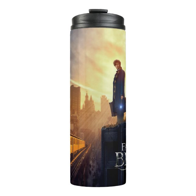 NEWT SCAMANDER™ in Destroyed Building Thermal Tumbler (Front)
