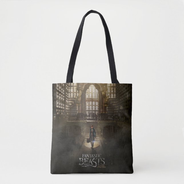 NEWT SCAMANDER™ in MACUSA™ Headquarters Tote Bag (Front)