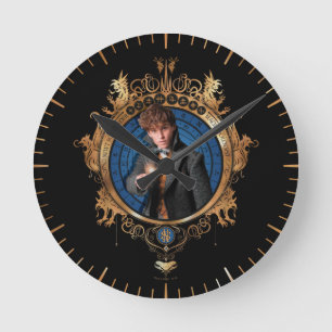 NEWT SCAMANDER™ Portrait Round Clock