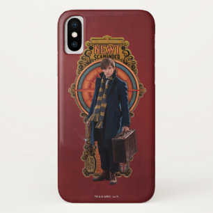 NEWT SCAMANDER™ Standing Art Nouveau Panel iPhone X Case