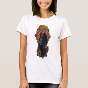 NEWT SCAMANDER™ Standing Art Nouveau Panel T-Shirt
