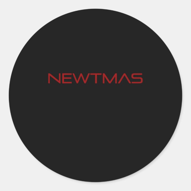 Newtmas Newt Thomas Maze Classic Round Sticker (Front)