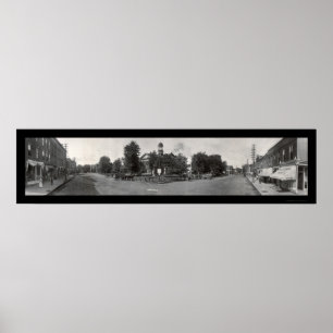 Newton, Iowa Photo 1907 Poster