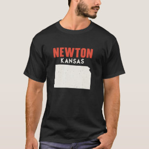 Newton Kansas USA State America Travel Kansan  T-Shirt