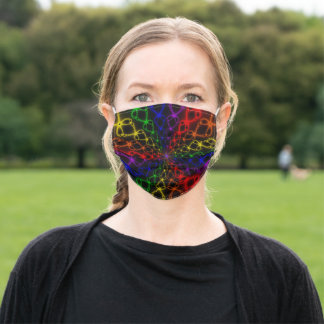 Newton Rainbow | Rainbow Fractal Art Cloth Face Mask