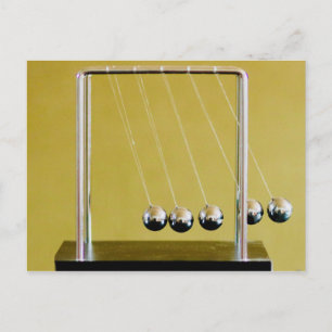 Newton's Cradle Postcard