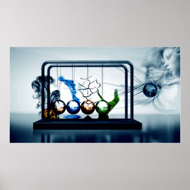 Newton's Cradle Poster (Front)