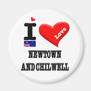 NEWTOWN AND CHILWELL - I Love Magnet