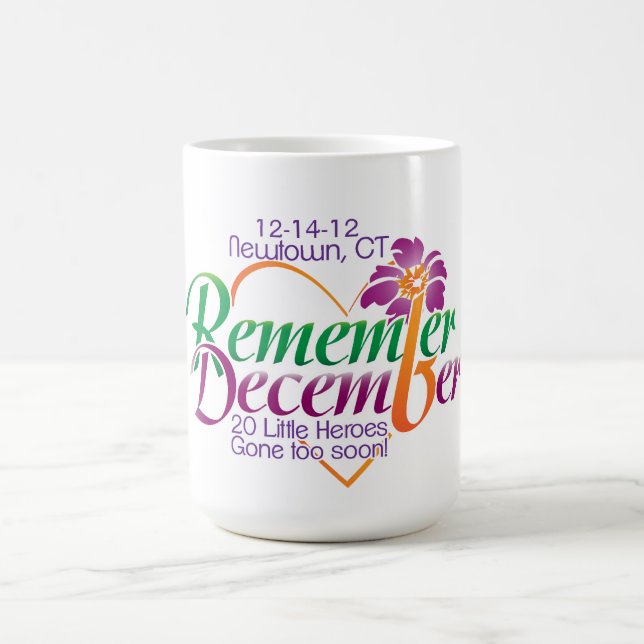 Newtown Remember December Memorial Coffee Mug (Center)