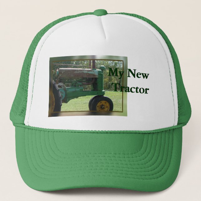 NewTractor Cap-customise Trucker Hat (Front)