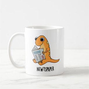 Newtspaper Funny Newt Pun  Coffee Mug